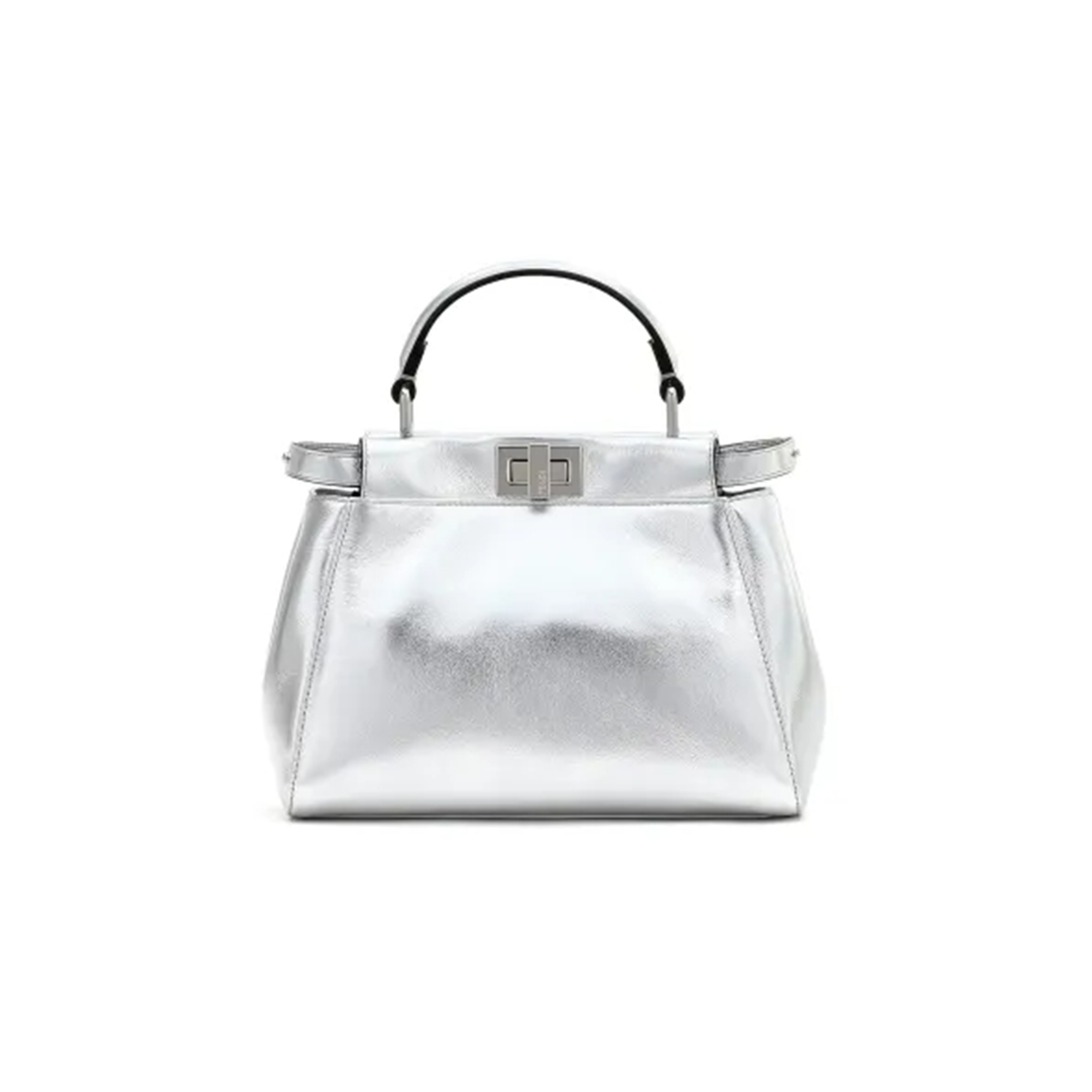 F**di ff nappa mini peekaboo iconic satchel (23*18*11cm)